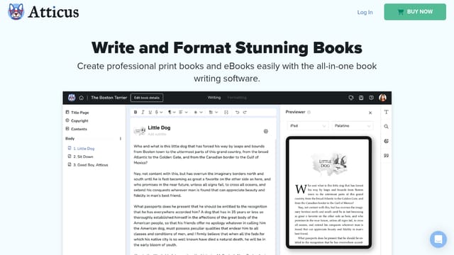 Atticus — affiliate tool screenshot