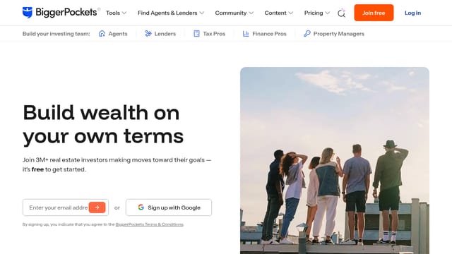 BiggerPockets — affiliate tool screenshot