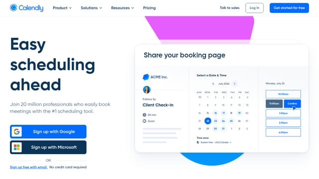 Calendly — affiliate tool screenshot