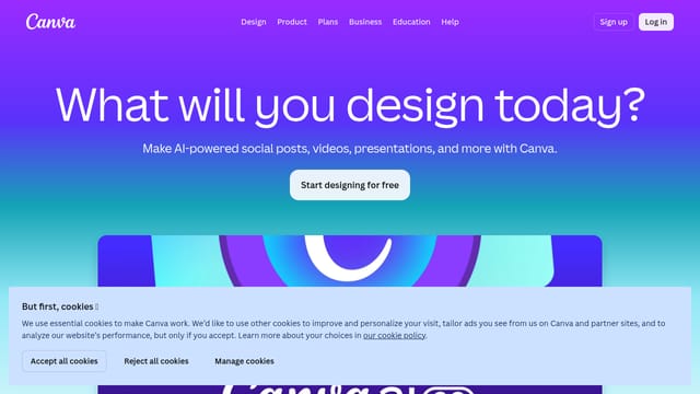 Canva (with AI features) — AI tool screenshot