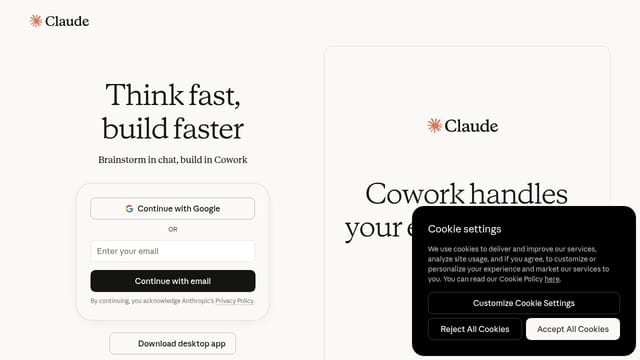 Claude — AI tool screenshot