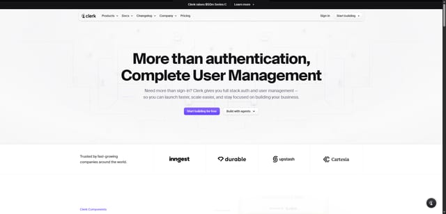 Clerk — affiliate tool screenshot
