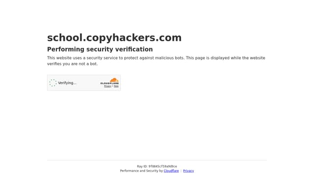 Copyhackers School — Copywriting learning resource