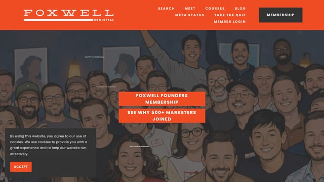 Foxwell Founders + Foxwell Newsletter (Andrew Foxwell) — Paid ads (Meta + Google) learning resource