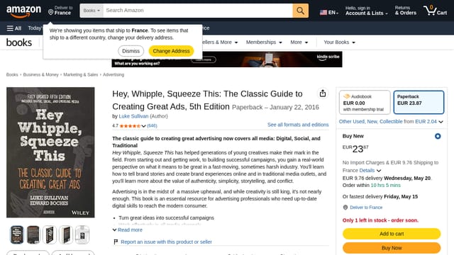 Hey Whipple, Squeeze This (Luke Sullivan) — Copywriting learning resource