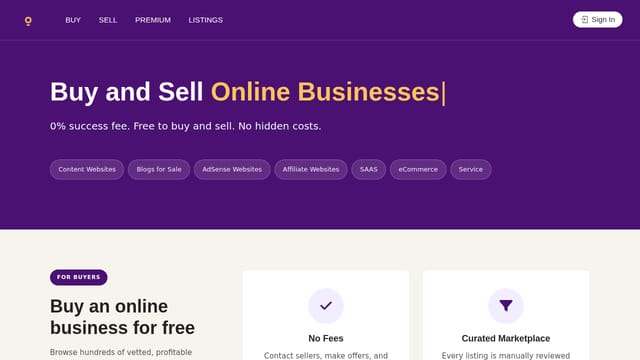 Investors Club — affiliate tool screenshot