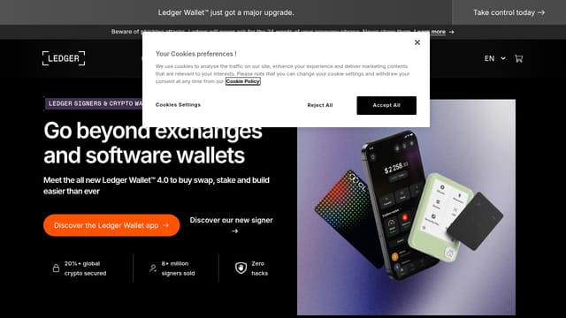 Ledger — affiliate tool screenshot