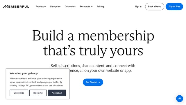 Memberful — affiliate tool screenshot