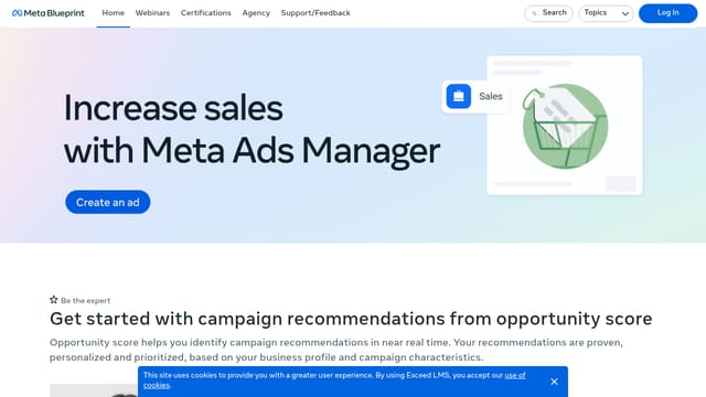 Meta Blueprint — Paid ads (Meta + Google) learning resource
