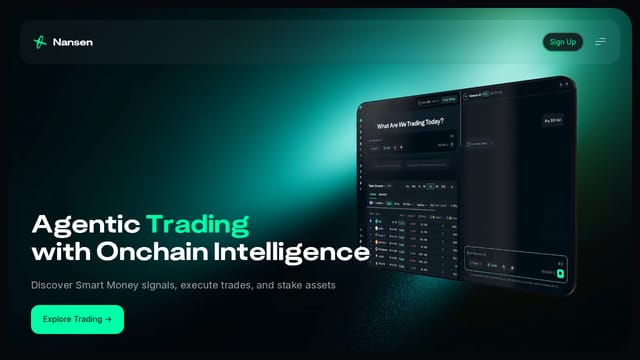 Nansen — affiliate tool screenshot