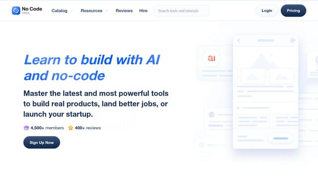 No Code MBA — No-code web development learning resource