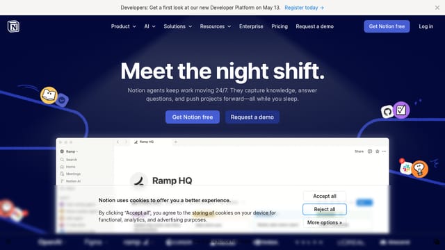 Notion — affiliate tool screenshot