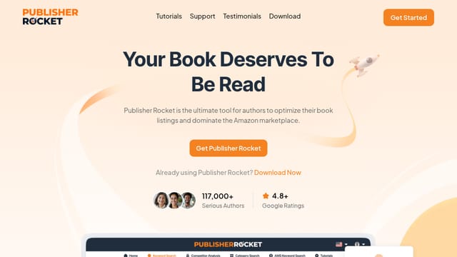 Publisher Rocket — AI tool screenshot