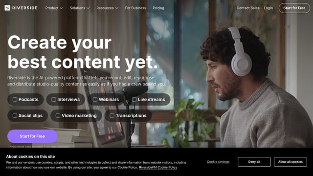 Riverside — affiliate tool screenshot