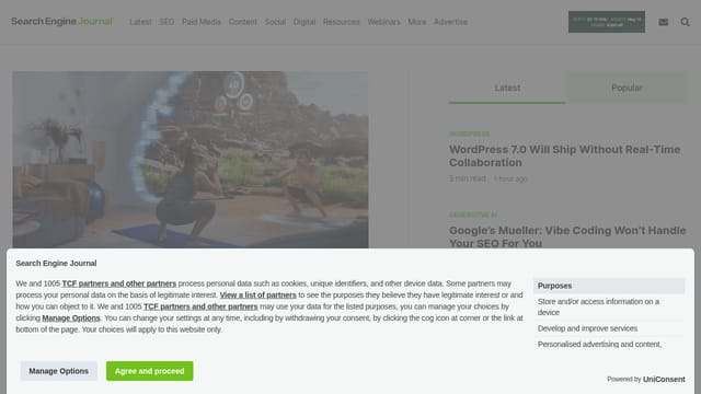 Search Engine Journal + Aleyda Solis newsletters — SEO research and strategy learning resource