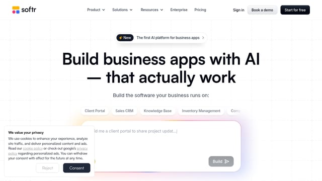 Softr — No-code web development learning resource