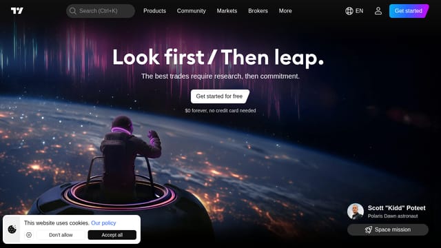 TradingView — affiliate tool screenshot