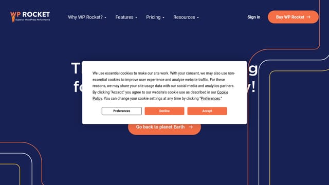 WP Rocket — affiliate tool screenshot